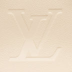 LOUIS VUITTON ONTHEGO MM EMPREINTE LEATHER WHITE GHW (NEW VERSION)