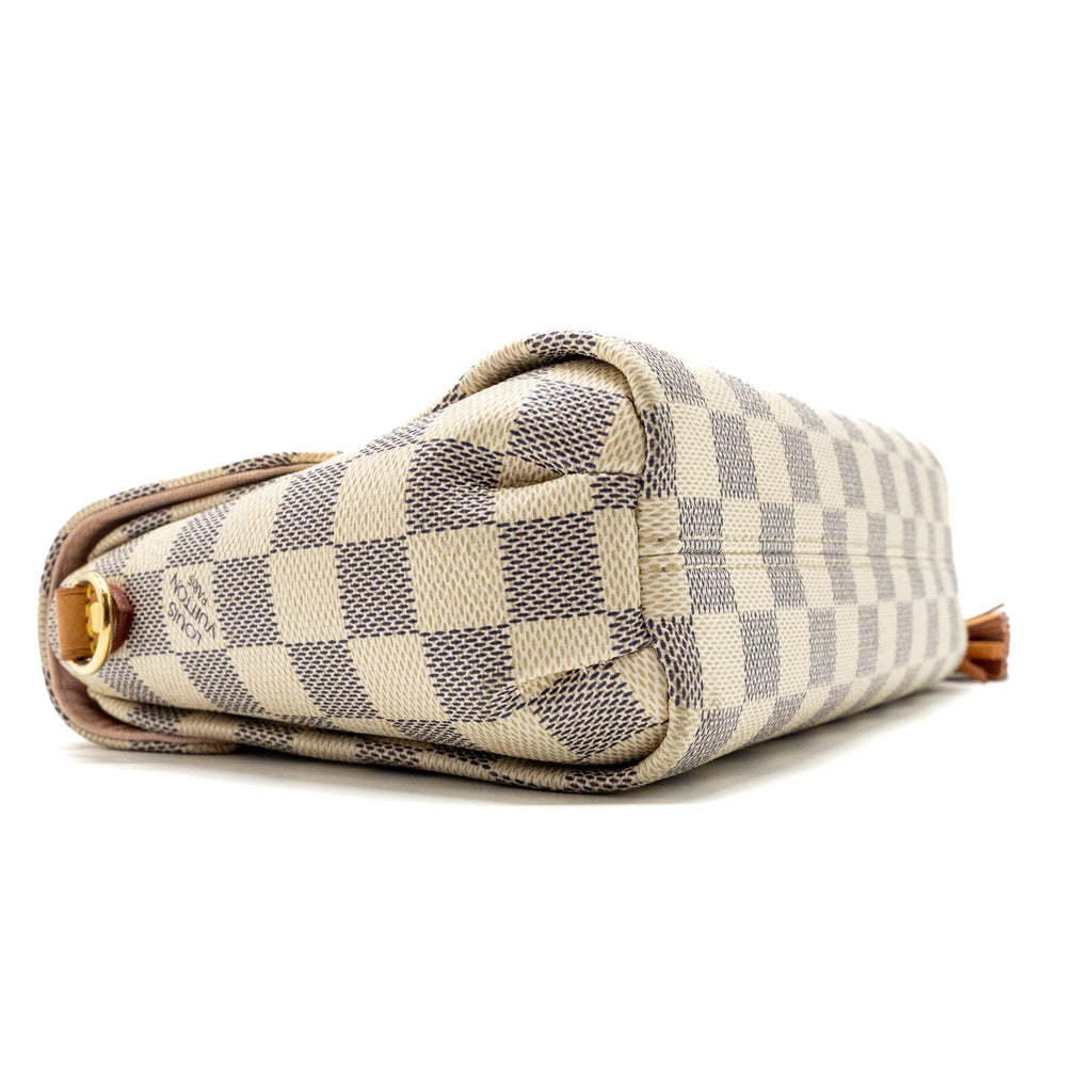 LOUIS VUITTON CROISETTE DAMIER AZUR CANVAS GHW