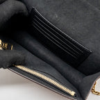 LOUIS VUITTON DAUPHINE CHAIN WALLET MONOGRAM REVERSE CANVAS GHW