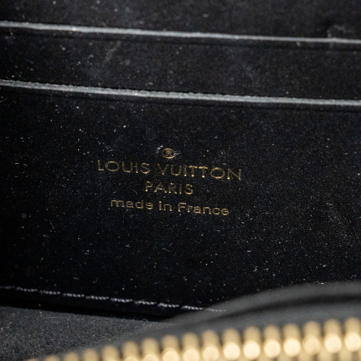 LOUIS VUITTON DAUPHINE CHAIN WALLET MONOGRAM REVERSE CANVAS GHW