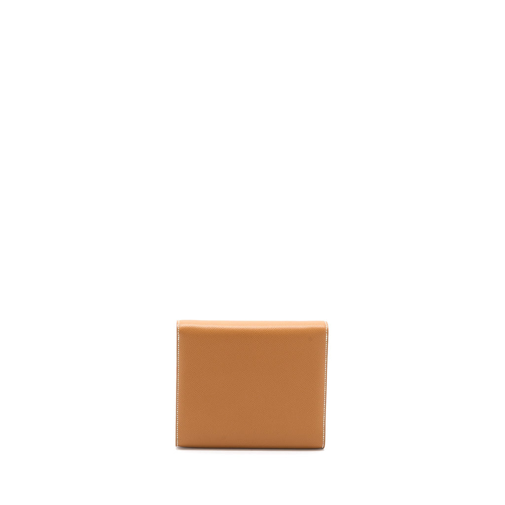 Hermes Clic 16 Wallet Epsom Gold GHW