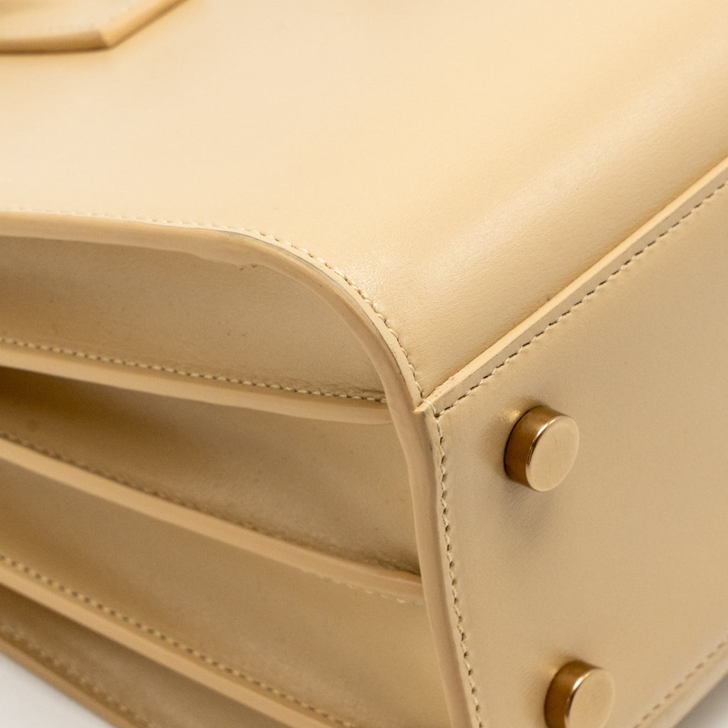 Saint Laurent/YSL Baby Sac De Jour Smooth Calfskin Beige GHW
