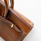 HERMES BIRKIN 25 BARENIA FAUBOURG FAUVE GHW