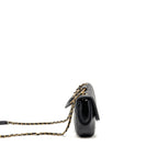 Chanel Loop Top Handle Flap Bag Lambskin Black GHW