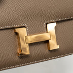 Hermes Mini Constance Epsom Etoupe RGHW