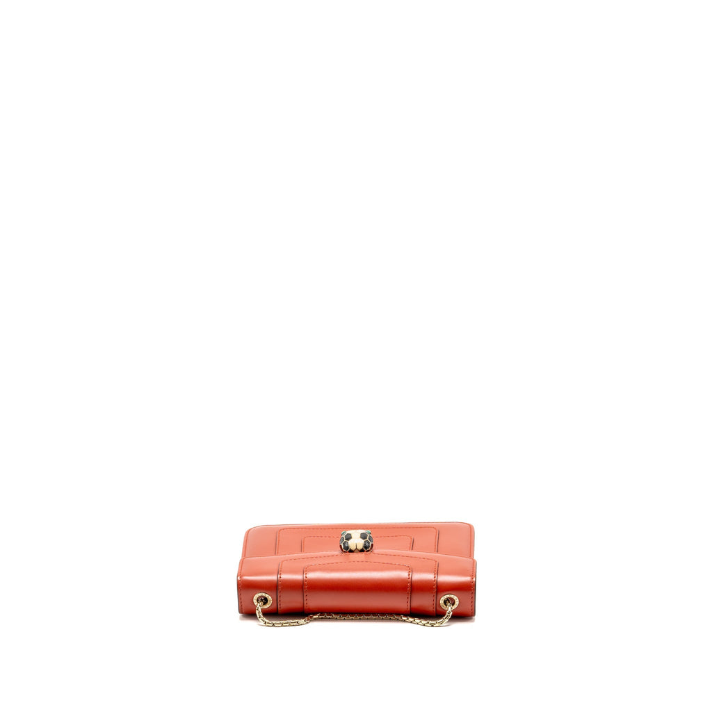 Bvlgari Serpenti Forever Crossbody Bag Calfskin Red SHW