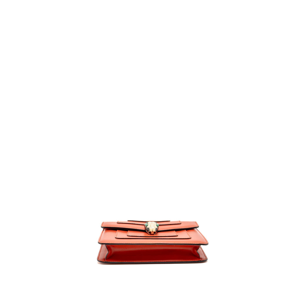 Bvlgari Serpenti Forever Crossbody Bag Calfskin Red SHW