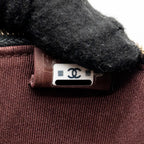 CHANEL 25P CC TOP HANDLE VANITY WITH CHAIN CAVIAR BLACK LGHW (MICROCHIP)