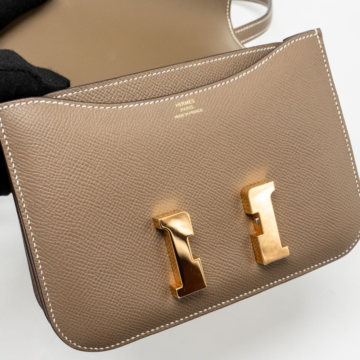 Hermes Mini Constance Epsom Etoupe RGHW