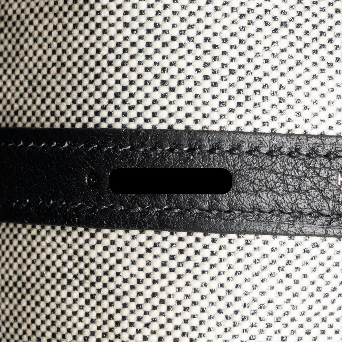 Hermes Neo Garden Party 23 Canvas / Negonda Ecru / Noir SHW