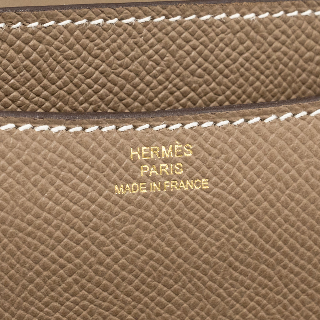 Hermes Mini Constance Epsom Etoupe RGHW