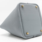 HERMES PICOTIN 18 LOCK BAG CLEMENCE GRIS PANTIN LGHW
