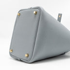 HERMES PICOTIN 18 LOCK BAG CLEMENCE GRIS PANTIN LGHW