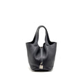 Hermes Picotin 18 Lock Bag Clemence Caban SHW