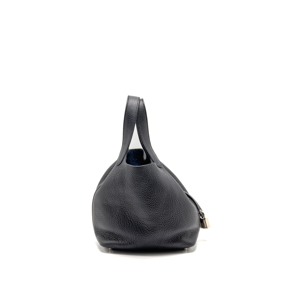 Hermes Picotin 18 Lock Bag Clemence Caban SHW