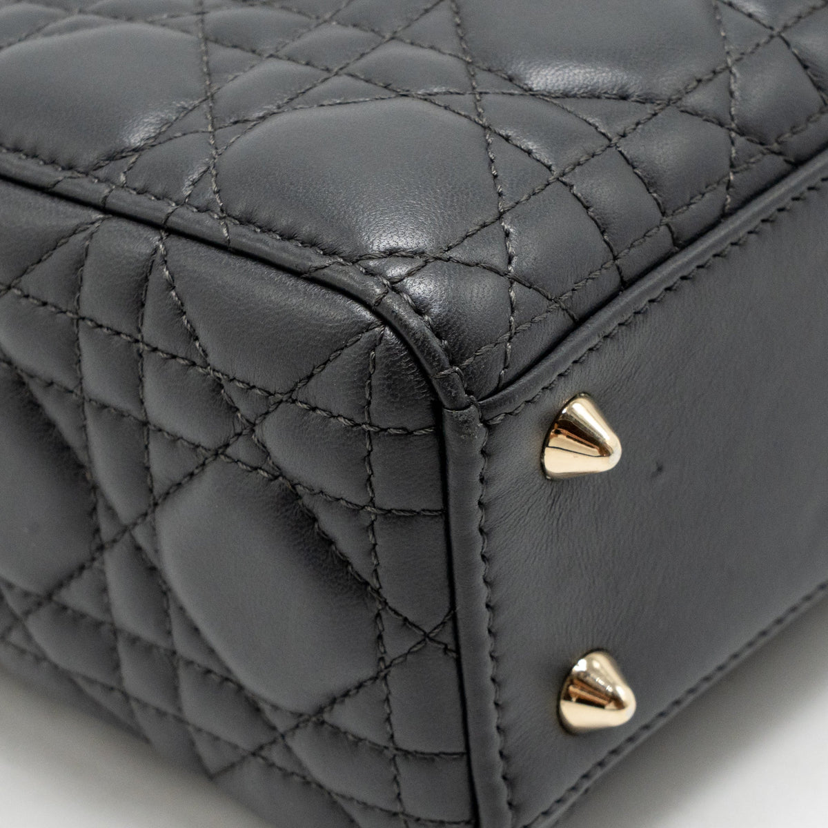 Dior Small My ABCDior lambskin dark grey LGHW