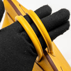 HERMES BIRKIN 25 TOGO 9D JAUNE AMBER GHW