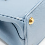 Prada Galleria Saffiano Mini Tote Bag leather light blue GHW