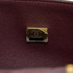 CHANEL MEDIUM CLASSIC DOUBLE FLAP BAG LAMBSKIN BLACK LGHW (MICROCHIP)