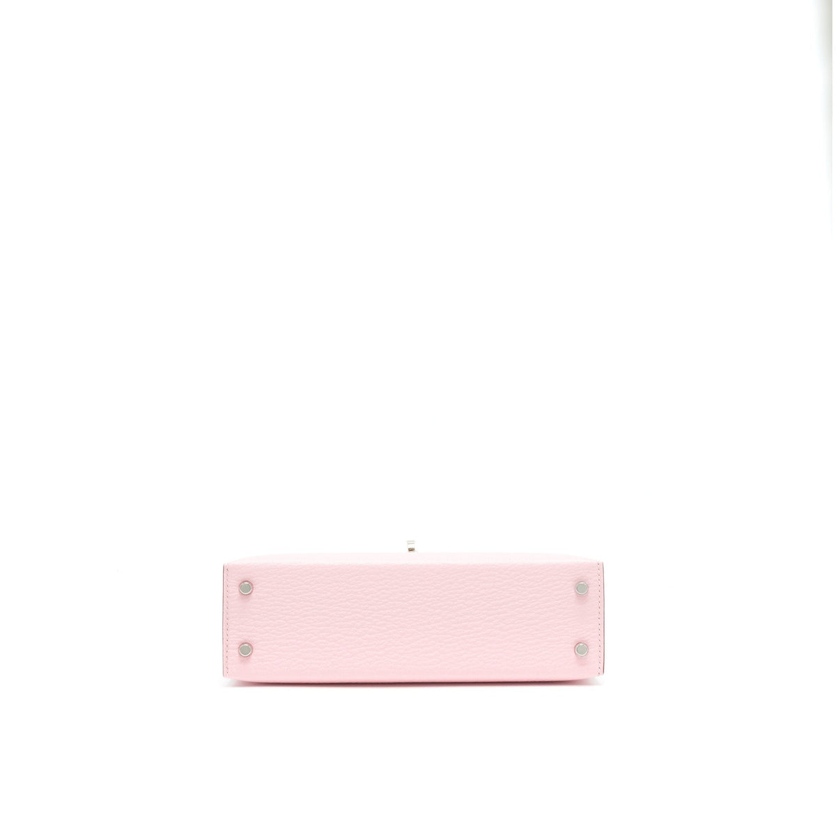 Hermes Mini Kelly Ⅱ Chevre 3Q Rose Sakura SHW