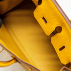 HERMES BIRKIN 25 TOGO 9D JAUNE AMBER GHW
