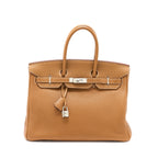 Hermes Birkin 35 Togo Gold SHW