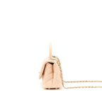 CHANEL EXTRA MINI COCO HANDLE 20CM CAVIAR LIGHT PINK LGHW