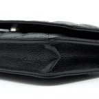 CHANEL CLASSIC WALLET ON CHAIN CAVIAR BLACK SHW (MICROCHIP)