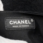 CHANEL TOP HANDLE BOY BAG LIMITED EDITION GRAINED CALFSKIN BLACK RUTHENIUM SILVER HARDWARE