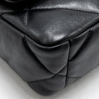 CHANEL SMALL 19 BAG LAMBSKIN BLACK MULTICOLOUR HARDWARE (MICROCHIP)