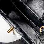 CHANEL 24P MINI NANO KELLY SHOPPER CALFSKIN BLACK GHW(MICROCHIP)