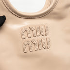 Miu Miu Mini Ivy Bag Soft Shiny Calfskin Cipria GHW