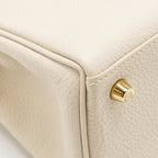 Hermes Kelly 25 Togo Craie GHW