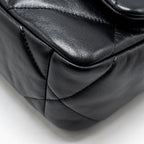 CHANEL SMALL 19 BAG LAMBSKIN BLACK MULTICOLOUR HARDWARE (MICROCHIP)