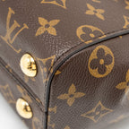 LOUIS VUITTON CLUNY BB MONOGRAM CANVAS WITH PINK STRAP GHW