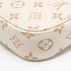 LOUIS VUITTON IVY WALLET ON CHAIN MONOGRAM DUNE CANVAS BEIGE/CREAM GHW