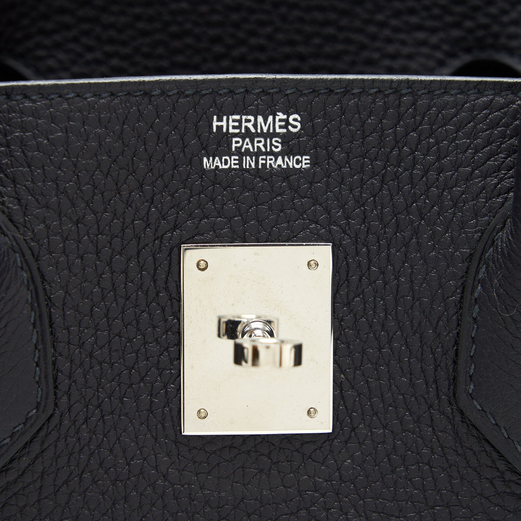 Hermes birkin 35 Togo blue nuit SHW
