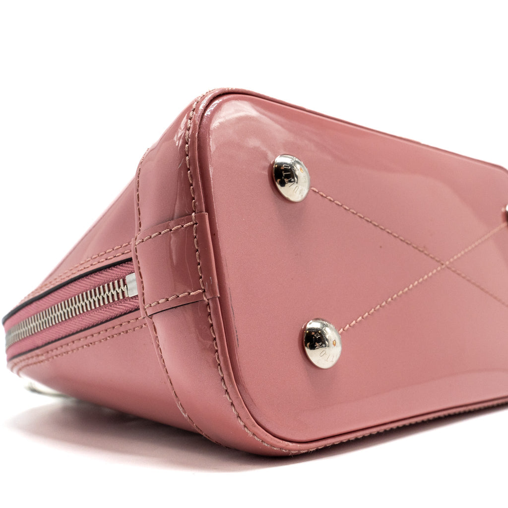LOUIS VUITTON ALMA BB VERNIS PATENT ROSE BLUSH SHW