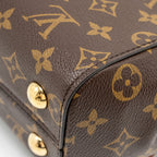 LOUIS VUITTON CLUNY BB MONOGRAM CANVAS WITH PINK STRAP GHW