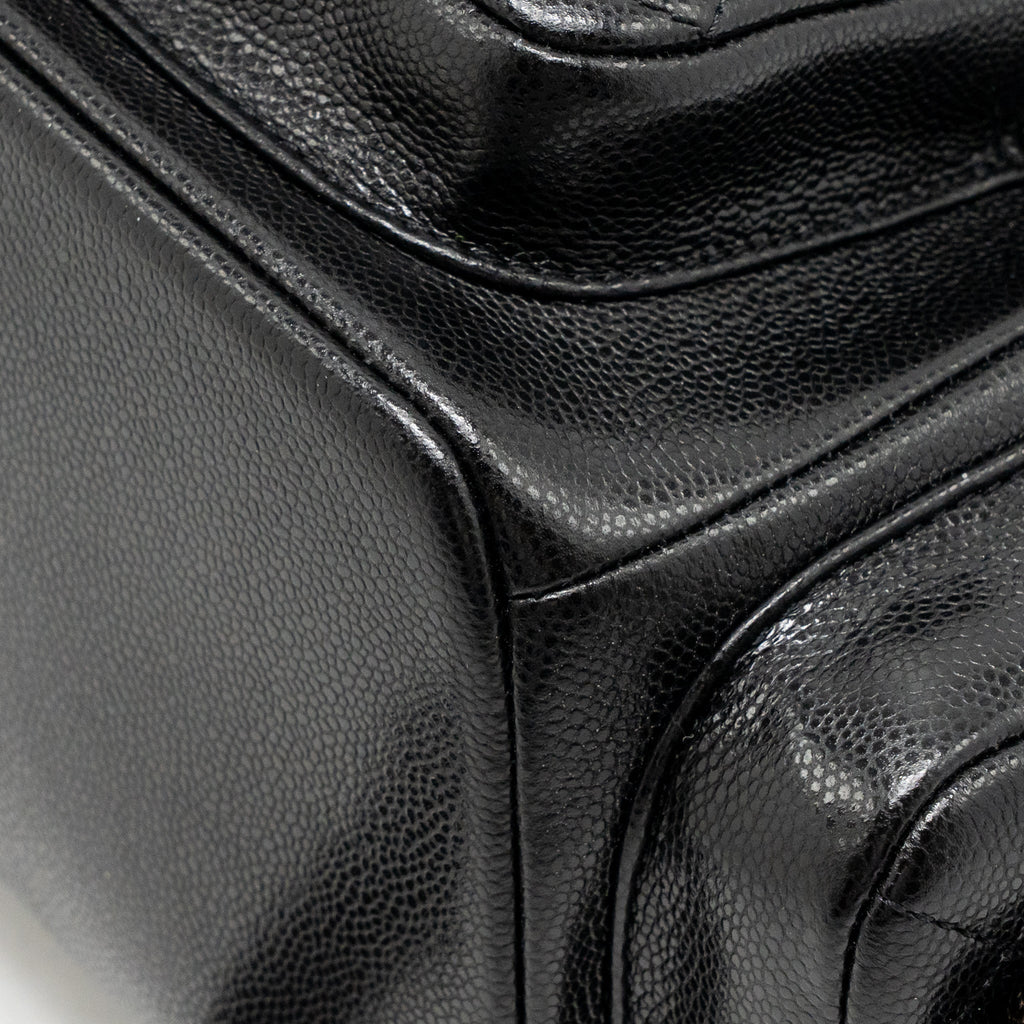 Chanel Small Duma Backpack Caviar Black LGHW (Microchip)