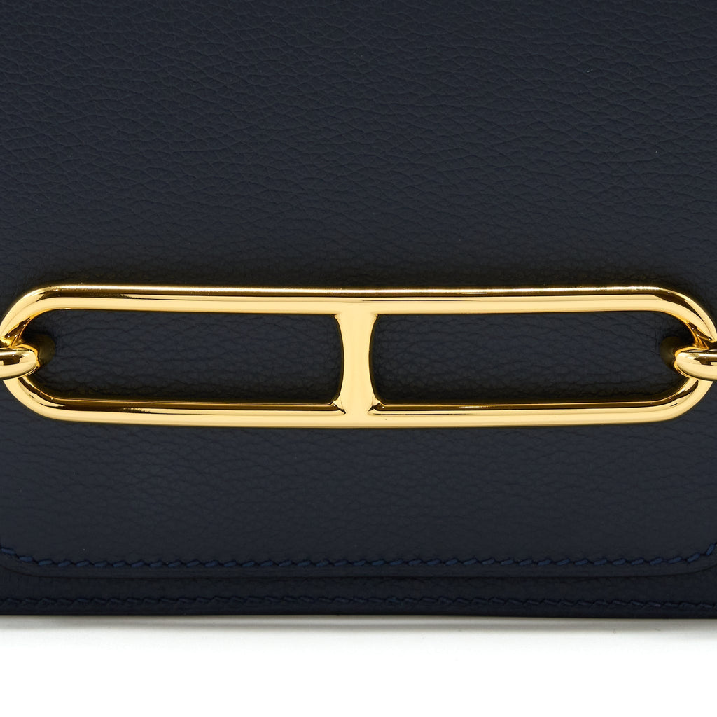 HERMES MINI ROULIS EVERCOLOUR BLUE NUIT GHW