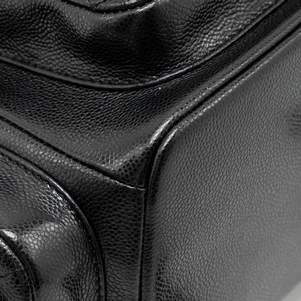 Chanel Small Duma Backpack Caviar Black LGHW (Microchip)