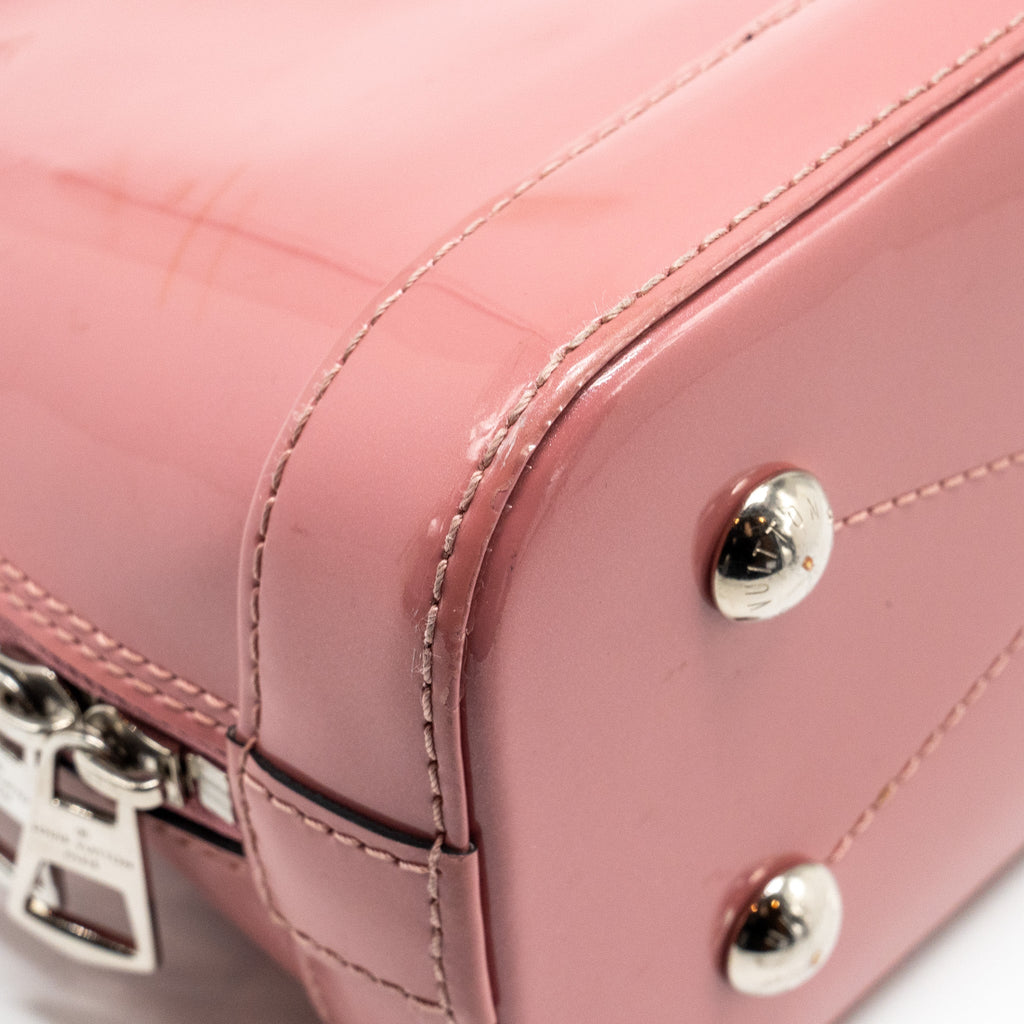 LOUIS VUITTON ALMA BB VERNIS PATENT ROSE BLUSH SHW