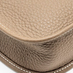 HERMES MINI EVELYNE CLEMENCE ETOUPE/BLUE INDIGO GHW