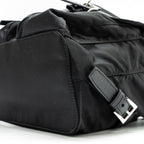 PRADA SMALL RE-NYLON BACKPACK BLACK SHW