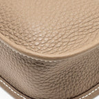 HERMES MINI EVELYNE CLEMENCE ETOUPE/BLUE INDIGO GHW