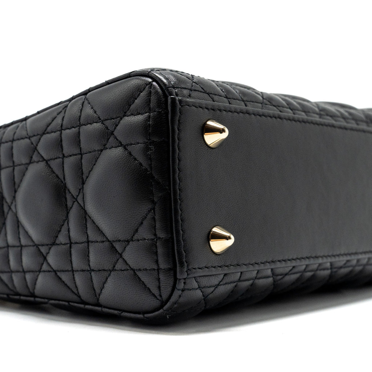 DIOR SMALL MY ABC LADY DIOR LAMBSKIN BLACK LGHW