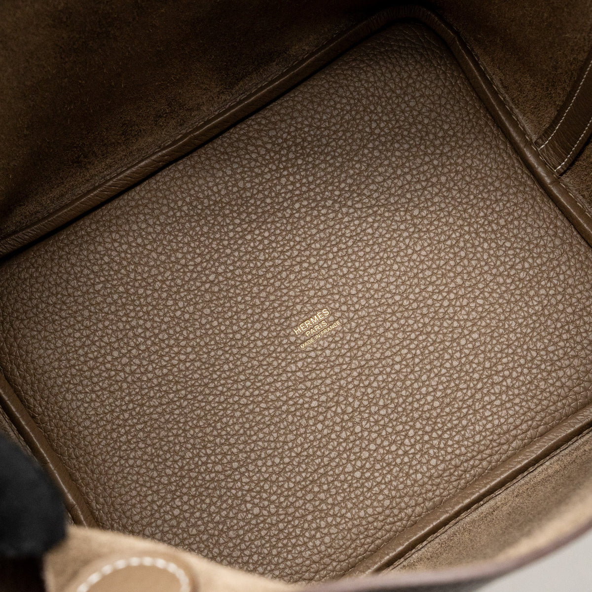Hermes Picotin 22 Lock Bag Clemence Etoupe GHW