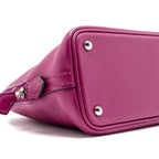 Hermes Mini Bolide Evercolor Rose Purple SHW