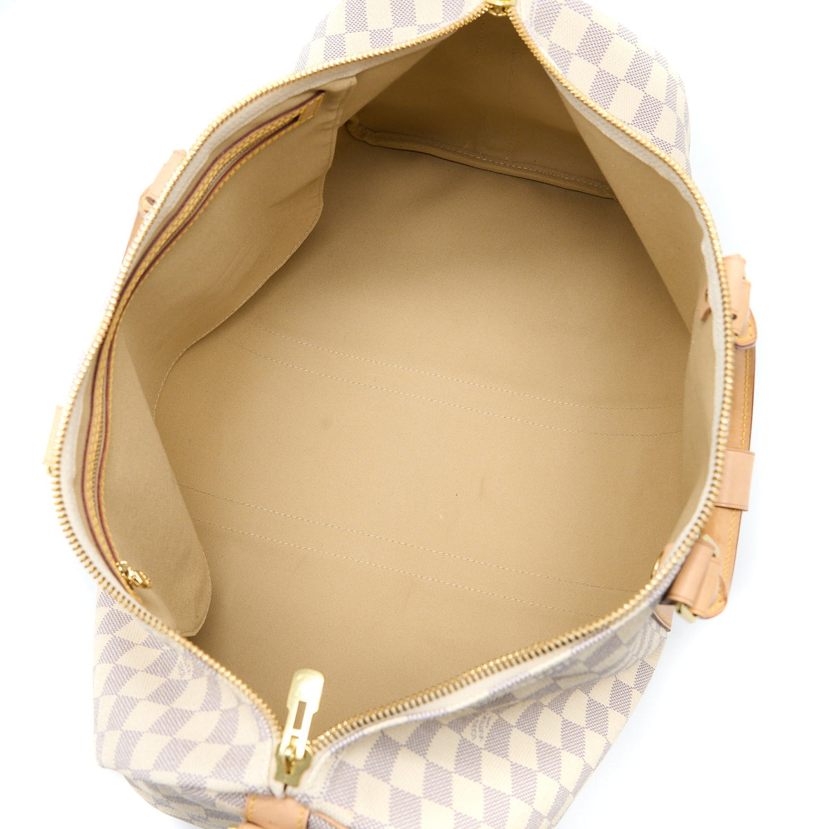 LOUIS VUITTON KEEPALL BANDOULIERE 55 DAMIER AZUR CANVAS GHW